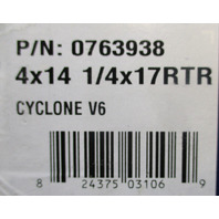 763938 14 1/4 x 17P TBX Hub Kit 4 Blade SS Cyclone RH Prop Evinrude Johnson V6