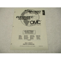 438686 OMC Evinrude Johnson Electric Outboard Parts Catalog 1997 Final Ed