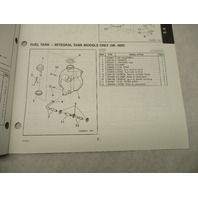 438689 OMC Evinrude Johnson 3-4 HP Outboard Parts Catalog 1997 Final Edition