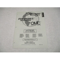 438693 OMC Evinrude Johnson 8-9.9 HP 4-Stroke Outboard Parts Catalog 1997 Final
