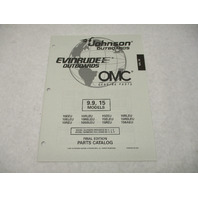 438694 OMC Evinrude Johnson 9.9-15 HP Outboard Parts Catalog 1997 Final Edition