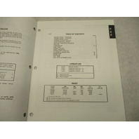 438699 OMC Evinrude Johnson 25-30 HP TE Outboard Parts Catalog 1997 Final Edition