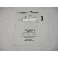 438702 OMC Evinrude Johnson 25 COMM Outboard Parts Catalog 1997 Final Edition