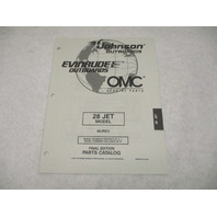 438706 OMC Evinrude Johnson 28 JET Outboard Parts Catalog 1997 Final Edition