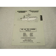 438708 OMC Evinrude Johnson 40-55 COMM Outboard Parts Catalog 1997 Final Edition