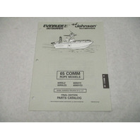 438712 OMC Evinrude Johnson 65 COMM Rope Outboard Parts Catalog 1997 Final Ed