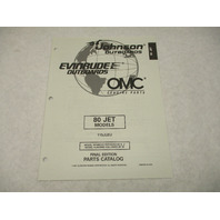 438731 OMC Evinrude Johnson 80 JET Outboard Parts Catalog 1997 Final Edition