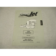 438733 OMC Evinrude Johnson 115 TurboJet Parts Catalog 1997 Final Ed 115TJEU