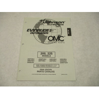 438722 OMC Evinrude Johnson 200-225 HP Outboard Parts Catalog 1997 Final Edition