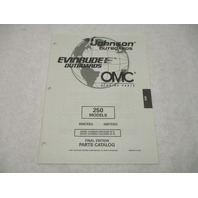 438724 OMC Evinrude Johnson 250 HP Outboard Parts Catalog 1997 Final 250CXEU