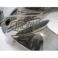 825934A47 13.75 x 21 Pitch 4 Blade SS Trophy Plus Propeller for Mercury Outboard