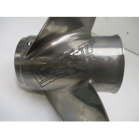16543A45  14 X 19P LH Counter Rotation Mercury Laser II SS Prop 4 3/4 Gearcase