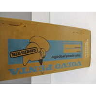 852137-9 14 1/2 x 21 P RH SS Prop Volvo Penta AQ 280/290 Stern Drive Long Hub