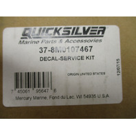 37-8M0107467 Service Kit Decal Set for Mercury 40 50 60 HP FourStroke JetPower