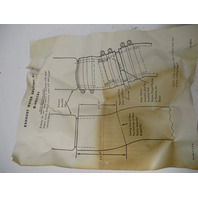 46017A1 Mercruiser Stern Drive Exhaust Water Shutter Flapper Kit