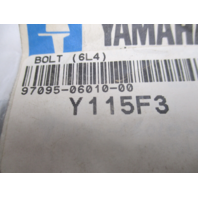 New OEM Yamaha 97095-06010-00 Hex Bolt NOS (Set of 7)