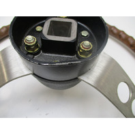76130A1 Mercury Ride Guide Boat Steering Wheel Square Shaft 3 Spoke Stainless