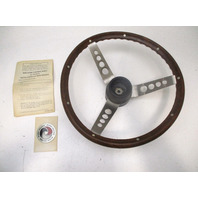 76130A1 Mercury Ride Guide Boat Steering Wheel Square Shaft 3 Spoke Stainless