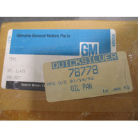 78778 Mercruiser Stern Drive GM 305 Oil Pan 1977-1982 Port Side Mounted Dipstick