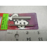 S&J STAINLESS STEEL SHEAR PINS, SP03, 5/16 x 1-7/8 Chrysler Evinrude Johnson
