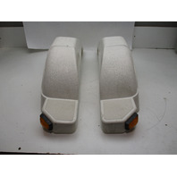 White Poly Boat Trailer Fender Set  33 3/4" L x 9 3/4" H x 7" W