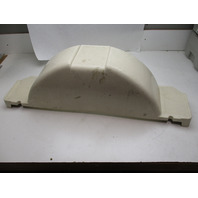 White Poly Boat Trailer Fender  43 1/4" L x 11 1/2" H x 11" W
