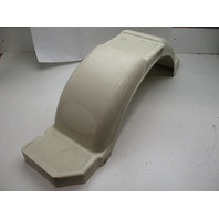 White Poly Boat Trailer Fender  43 1/4" L x 11 1/2" H x 11" W