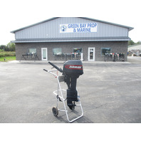 Evinrude 6 Hp  Outboard Motor 1998 Long Shaft Tiller Steer Workes Perfect!
