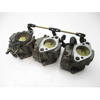 824902T16 T17 T18 Carburetor Set Mercury 50 HP Outboard WME 68  FOR PARTS ONLY!