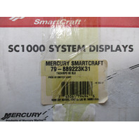 79-889223K31 Mercury SmartCraft SC1000 Dual Tach & 80 MPH Speed Black Chrome Kit