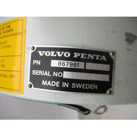 867981 875671 Volvo Penta Stern Drive Transom Plate Shield Assembly