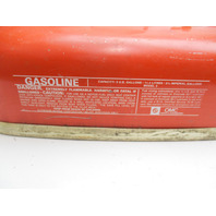 OMC Evinrude Johnson Outboard 3 Gallon Remote Red Metal Gas Tank Fuel Can