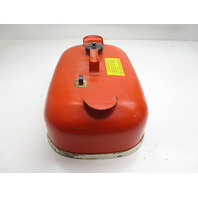 OMC Evinrude Johnson Outboard 3 Gallon Remote Red Metal Gas Tank Fuel Can