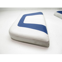 2005 Bayliner 219 SD Boat Front Bow Wall Cushion Back Rest Set (2) 22" x 12 3/4"