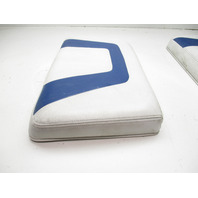 2005 Bayliner 219 SD Boat Front Bow Wall Cushion Back Rest Set (2) 22" x 12 3/4"