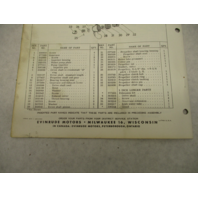 1961 2nd Ed Evinrude Outboard Parts Catalog Lightwin-Ducktwin 3 3038 3039 3040