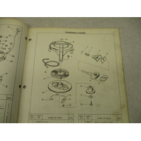 1961 2nd Ed Evinrude Outboard Parts Catalog Fisherman 5.5 5522 5523