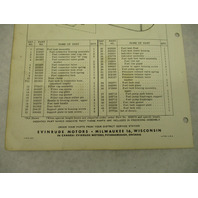 1958 2nd Ed Evinrude Outboard Parts Catalog Fastwin 18 15024 15025