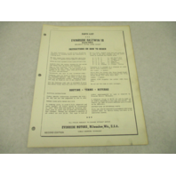 2923 Evinrude Fastwin 18 HP Electric Models Parts List Catalog 1958