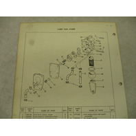 1958 2nd Ed Evinrude Outboard Parts Catalog Lark 35 Electric 35514 35515