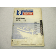 1978 Evinrude Outboard Service Repair Manual 2 HP 2802