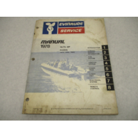 1978 Evinrude Outboard Service Repair Manual 70-75 HP 70873 75842 75843