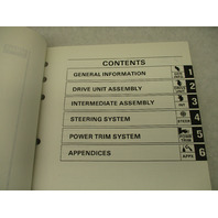LIT-18616-SD-03 1988 Yamaha Stern Drive Outdrive Service Manual V6 4.3 V8 5.0 5.7