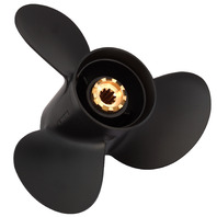 AMITA3 (B) Alum 10.5 X 11 Pitch Propeller for Mercury Mariner 9.9-25 HP Outboards