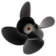4-Blade 14.5 X 17 Pitch Left Hand Prop for MERCURY/MERCRUISER/HONDA 115-300 HP