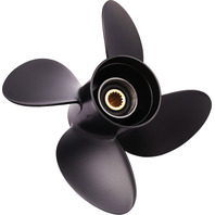 AMITA4 4-Blade Aluminum 13.8 X 17 Propeller for JOHNSON/SUZUKI 70-140HP Outboard