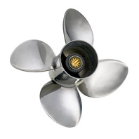 NEW SATURN (B) 4-Blade 10 X 9 Pitch Propeller for NISSAN/TOHATSU 25-30 HP