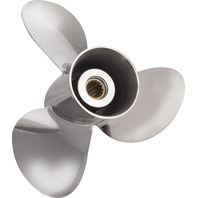 NEW SATURN (C) 11-3/8 X 12 Pitch Stainless Propeller for Nissan/Tohatsu 35-50 HP