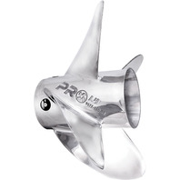 RUBEX PRO L4 SERIES E 15 x 26 Pitch Stainless Boat Prop 200-350 HP 4-3/4" Case