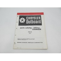 OB3089 Outboard Parts Catalog for Chrysler 115 HP Charger  1979 1159H9C